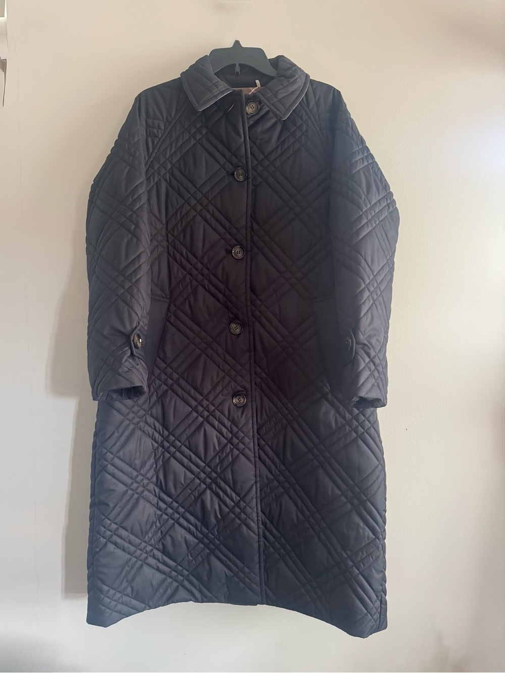 Barbour Mariah Quilted Trench Coat US 10